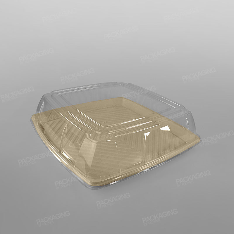Sabert Domed Lid For Square Pulp Platter - 40x40cm