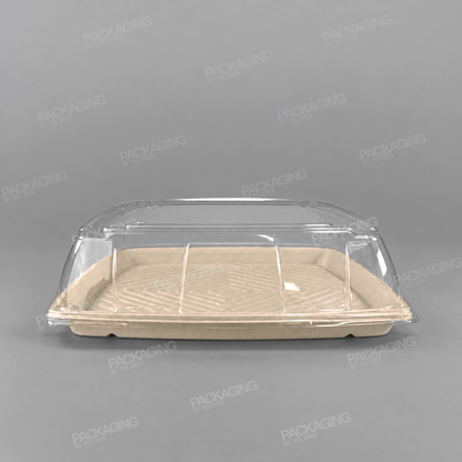 Sabert Domed Lid For Square Pulp Platter - 36x36cm