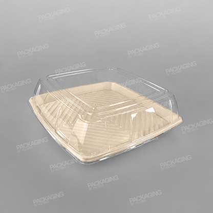 Sabert Domed Lid For Square Pulp Platter - 36x36cm