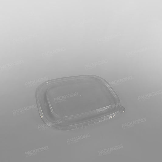 PET Lids For Hippo Rectangular Kraft Food Container [500/650/750/1000ml]