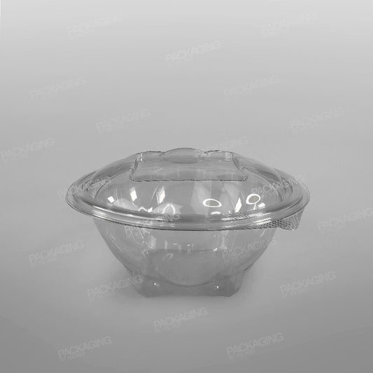 Recyclable Hinged Round Salad Bowl