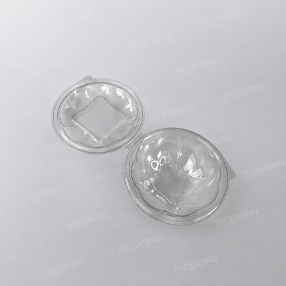Recyclable Hinged Round Salad Bowl