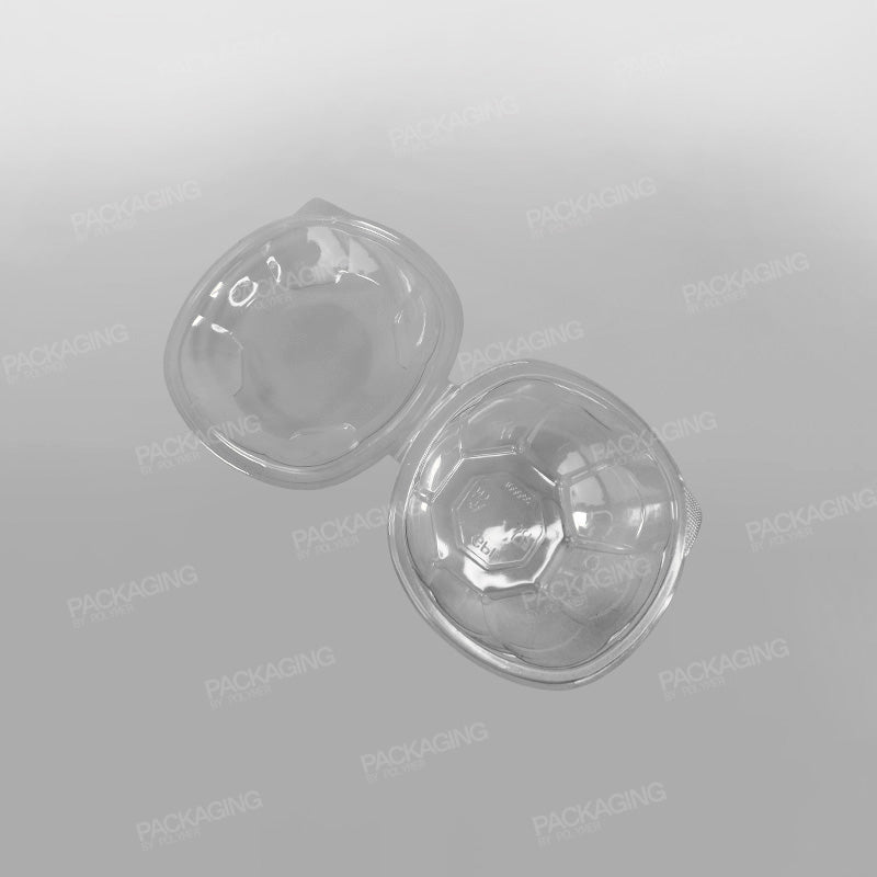 Clear Hinged Round Salad Bowl [1000cc]