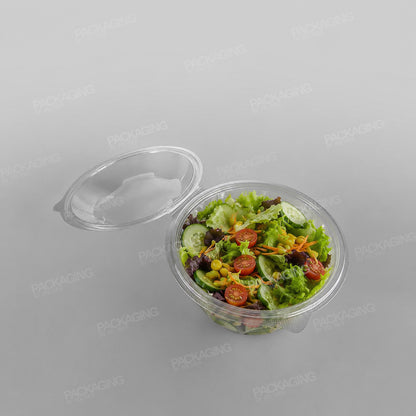 Clear Hinged Round Salad Bowl [1000cc]