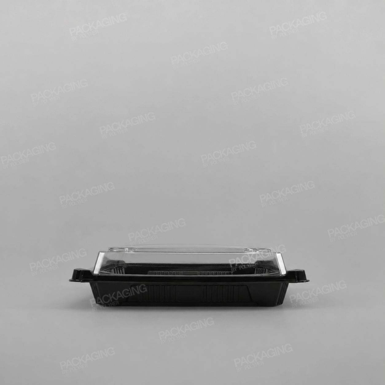 Compostable PLA Black Sushi Container Base & Lid