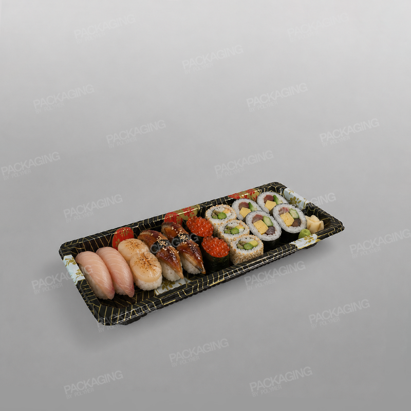 Sushi Container Base & Lids - Cherry Design