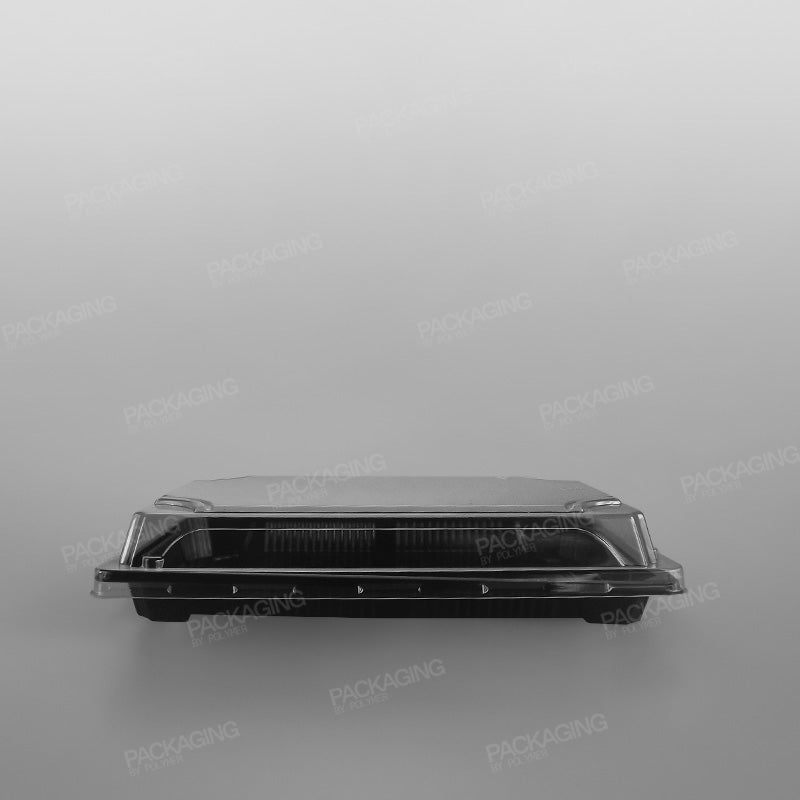 Black Sushi Container Base & Lids
