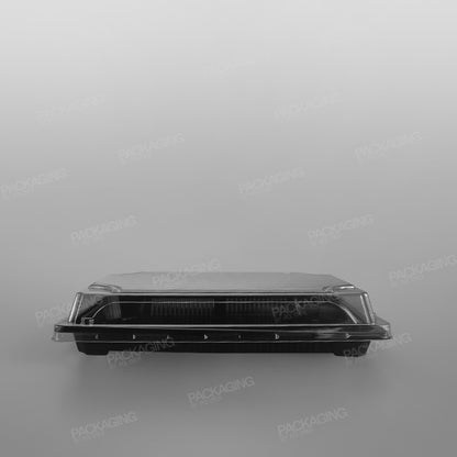 Black Sushi Container Base & Lids