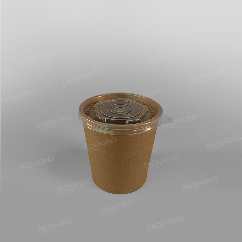 Brown Paper Soup Container