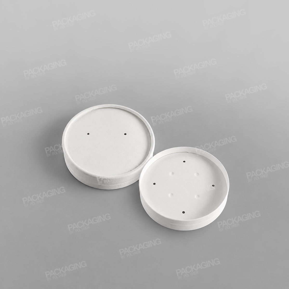 Go-Pak White Paperboard Lid For 8oz/12oz Paper Soup Container