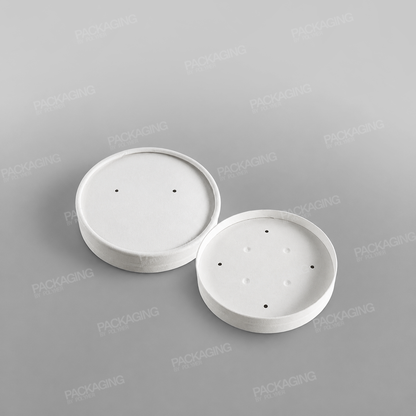 Solo White Paperboard Lid For 16oz Soup Container