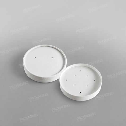 Solo White Paperboard Lid For 16oz Soup Container