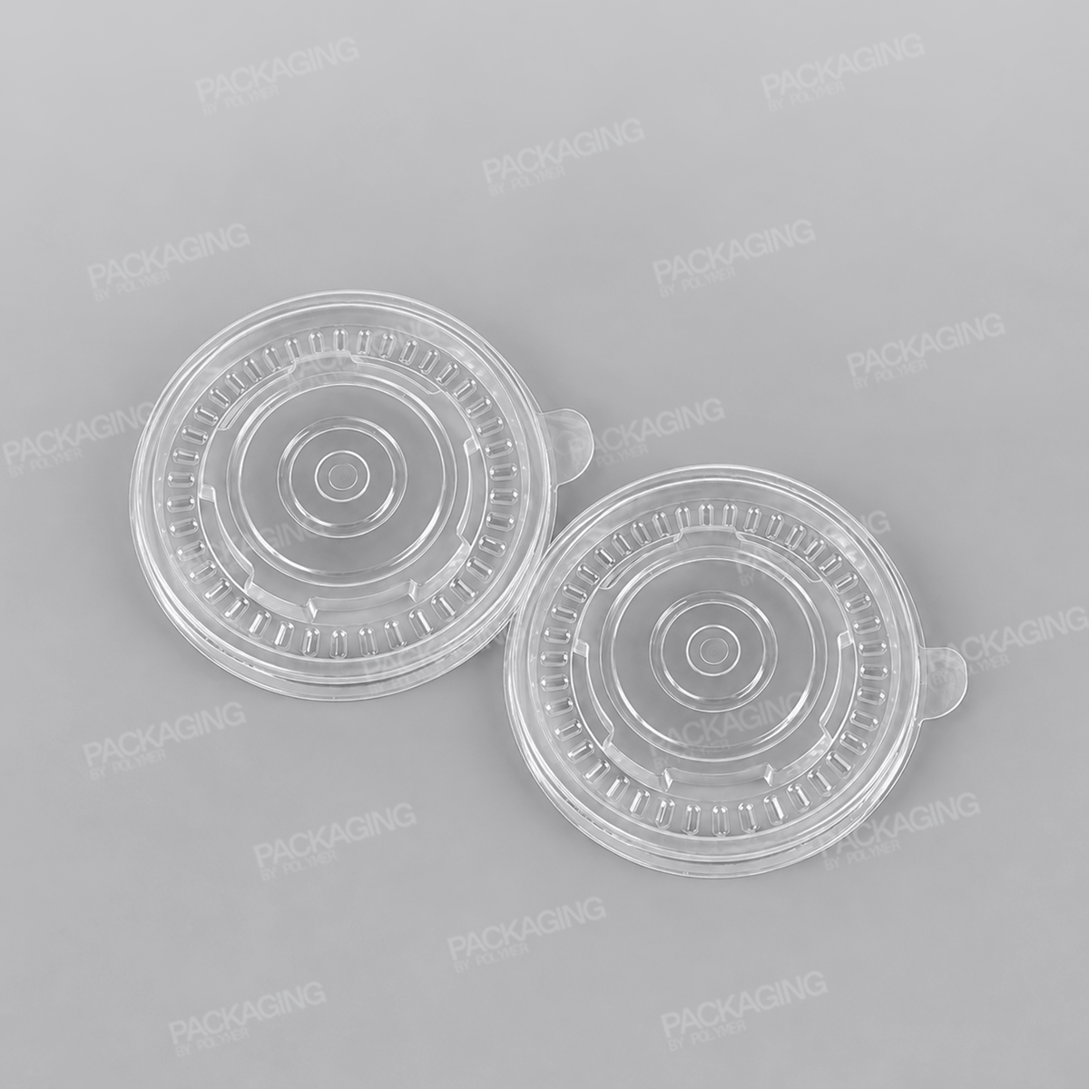 Dispo Plastic Clear Vented Lid For Kraft Soup Container [8-16oz]