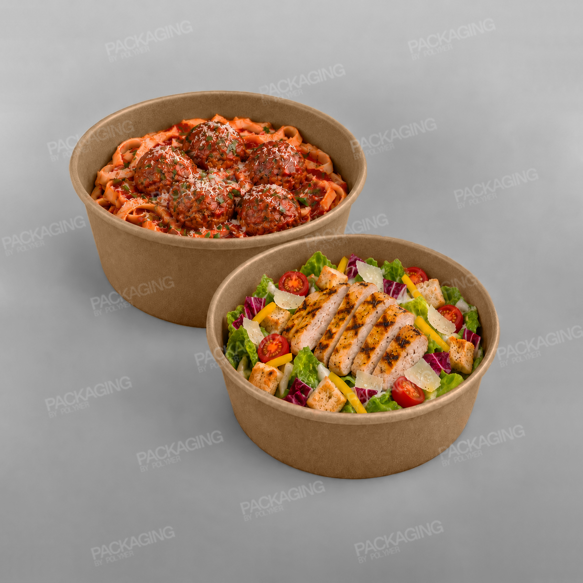 Somo Paper Round Kraft Food Bowl