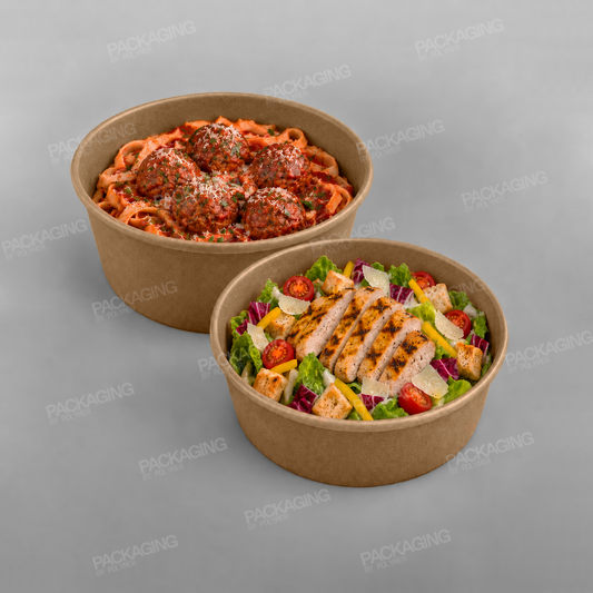 Somo Paper Round Kraft Food Bowl