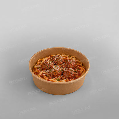 Somo Paper Round Kraft Food Bowl