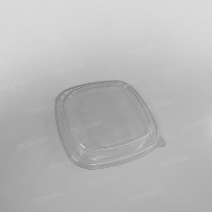 Hippo PET Lids For Square Kraft Food Bowls