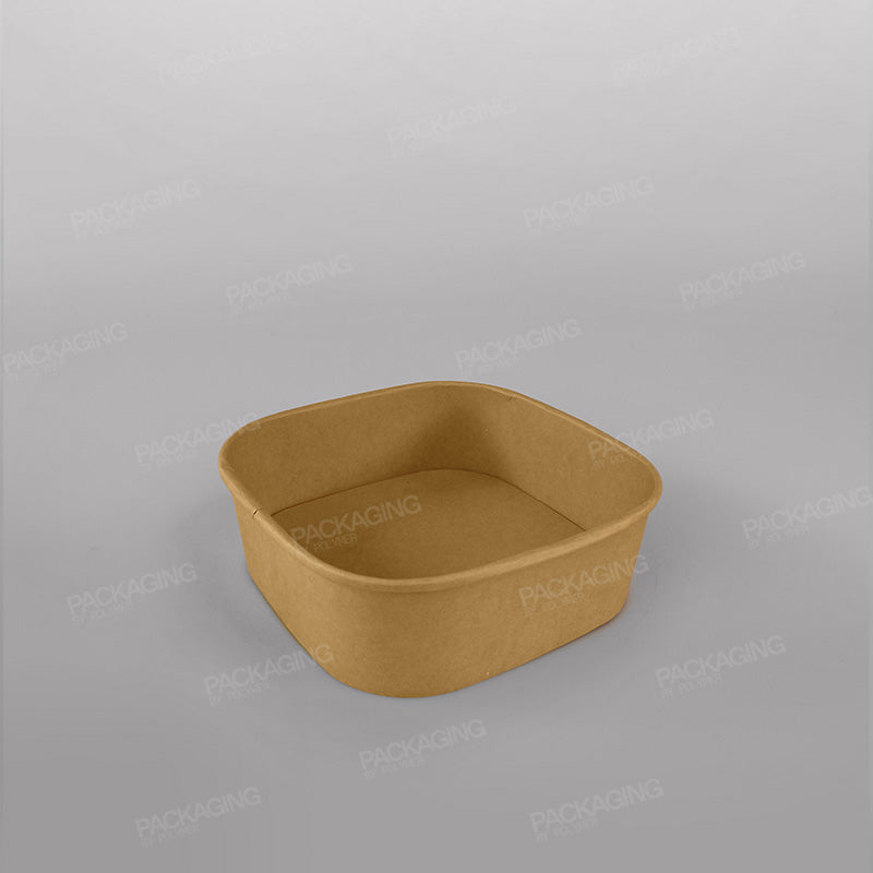Hippo Square Kraft Food Bowls