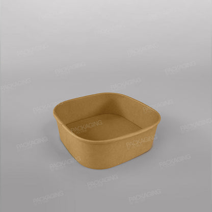 Hippo Square Kraft Food Bowls