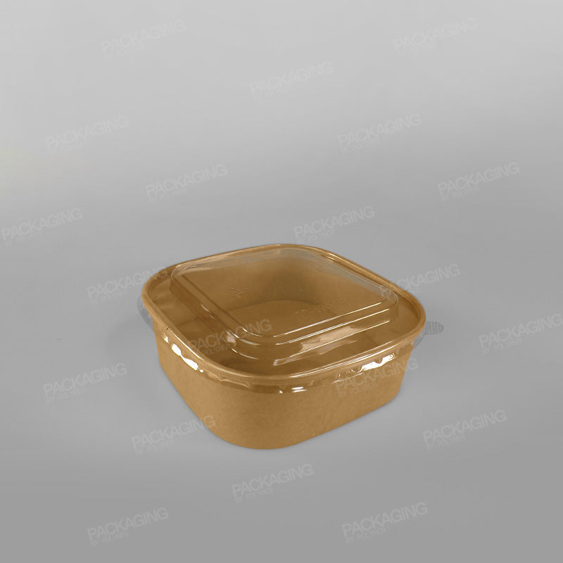 Hippo Square Kraft Food Bowls