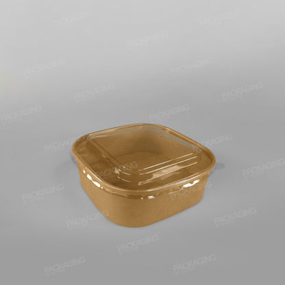 Hippo Square Kraft Food Bowls