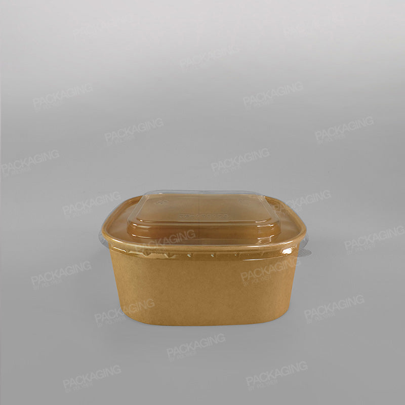 Hippo Square Kraft Food Bowls