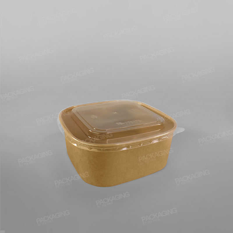 Hippo Square Kraft Food Bowls