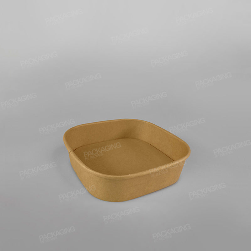 Hippo Square Kraft Food Bowls