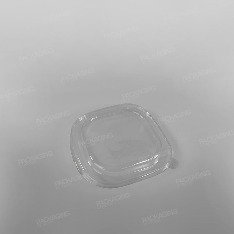 Hippo PET Lids For Square Kraft Food Bowls