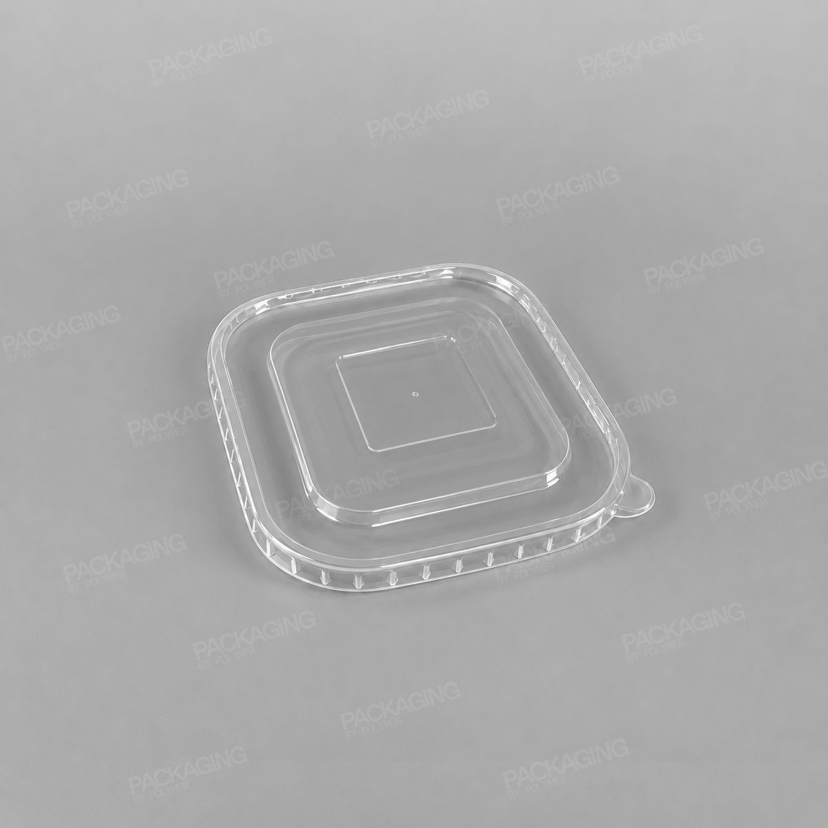 Hippo PP Lids For Square Kraft Food Bowls
