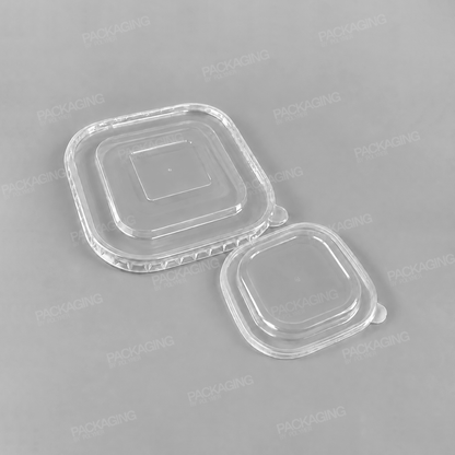 Hippo PP Lids For Square Kraft Food Bowls