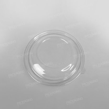 rPET Domed Lid For Sabert Clear Round Salad Bowl