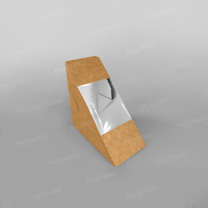 Deepfill Cardboard Biodegradable Sandwich Wedges Standard 65mm