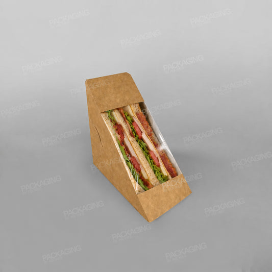 Deepfill Cardboard Biodegradable Sandwich Wedges Standard 65mm