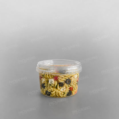 Tamper-proof Clear Round Containers & Lids