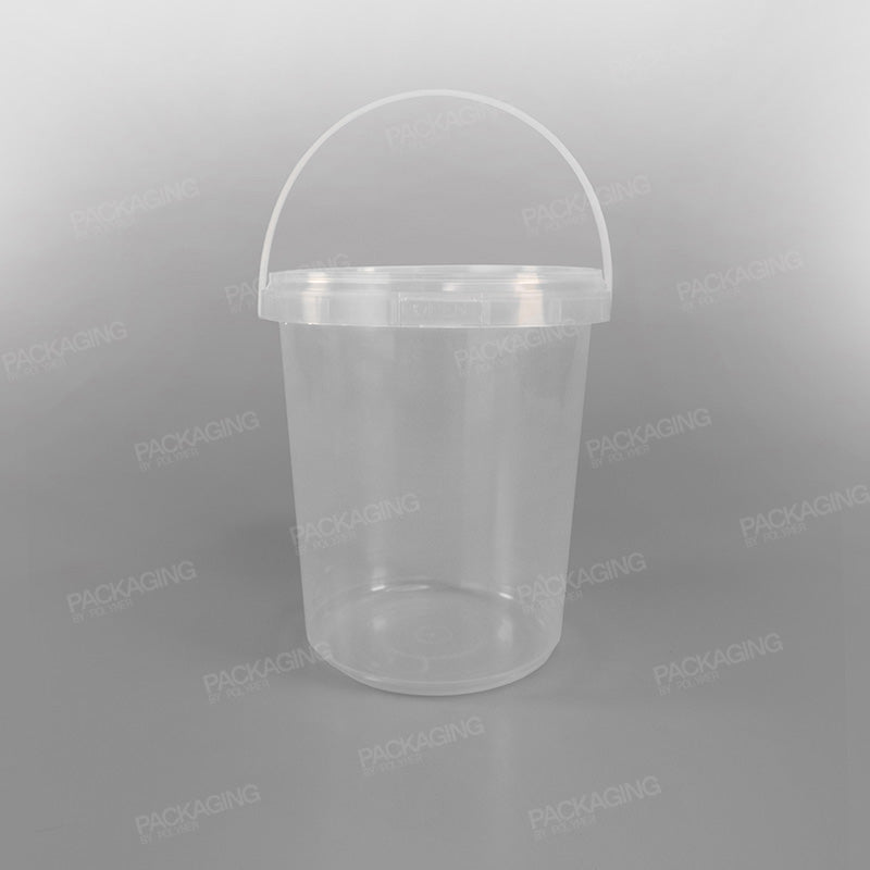 Tamper-proof Clear Round Containers & Lids