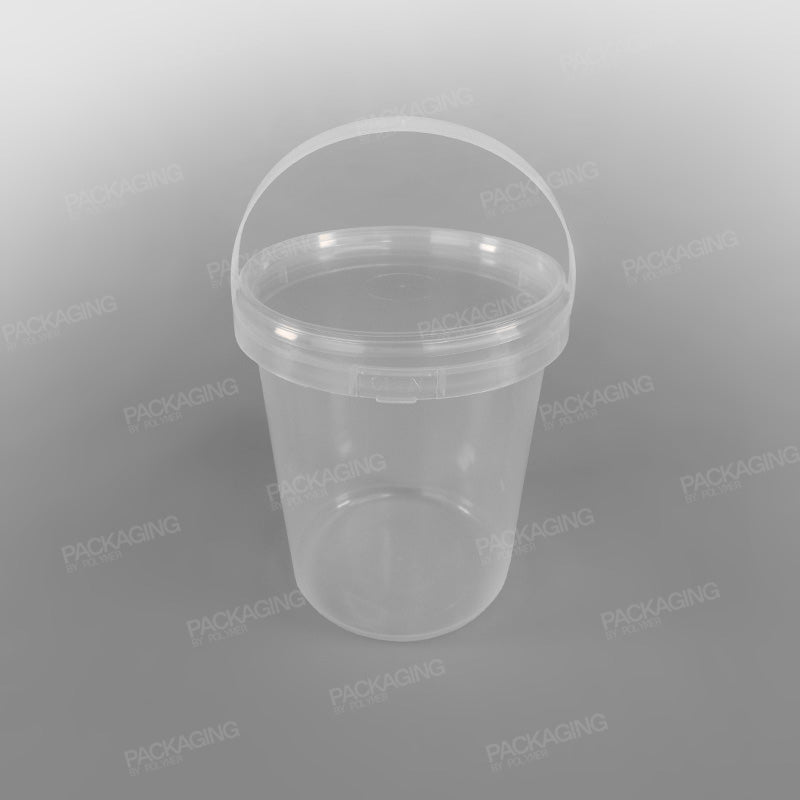 Tamper-proof Clear Round Containers & Lids