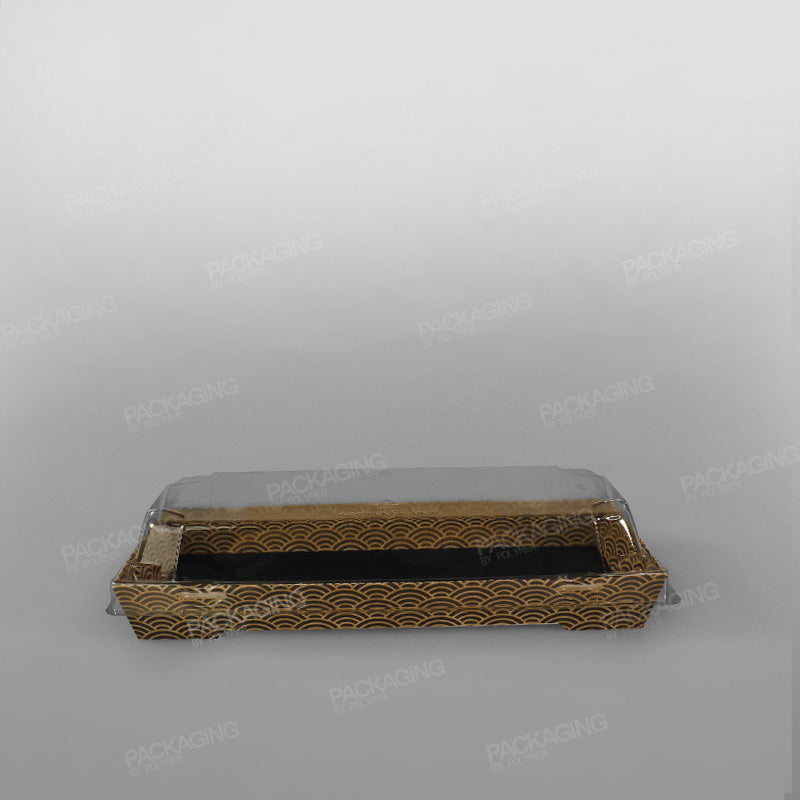 rPET Lid For Sabert Zen Kraft Sushi Tray