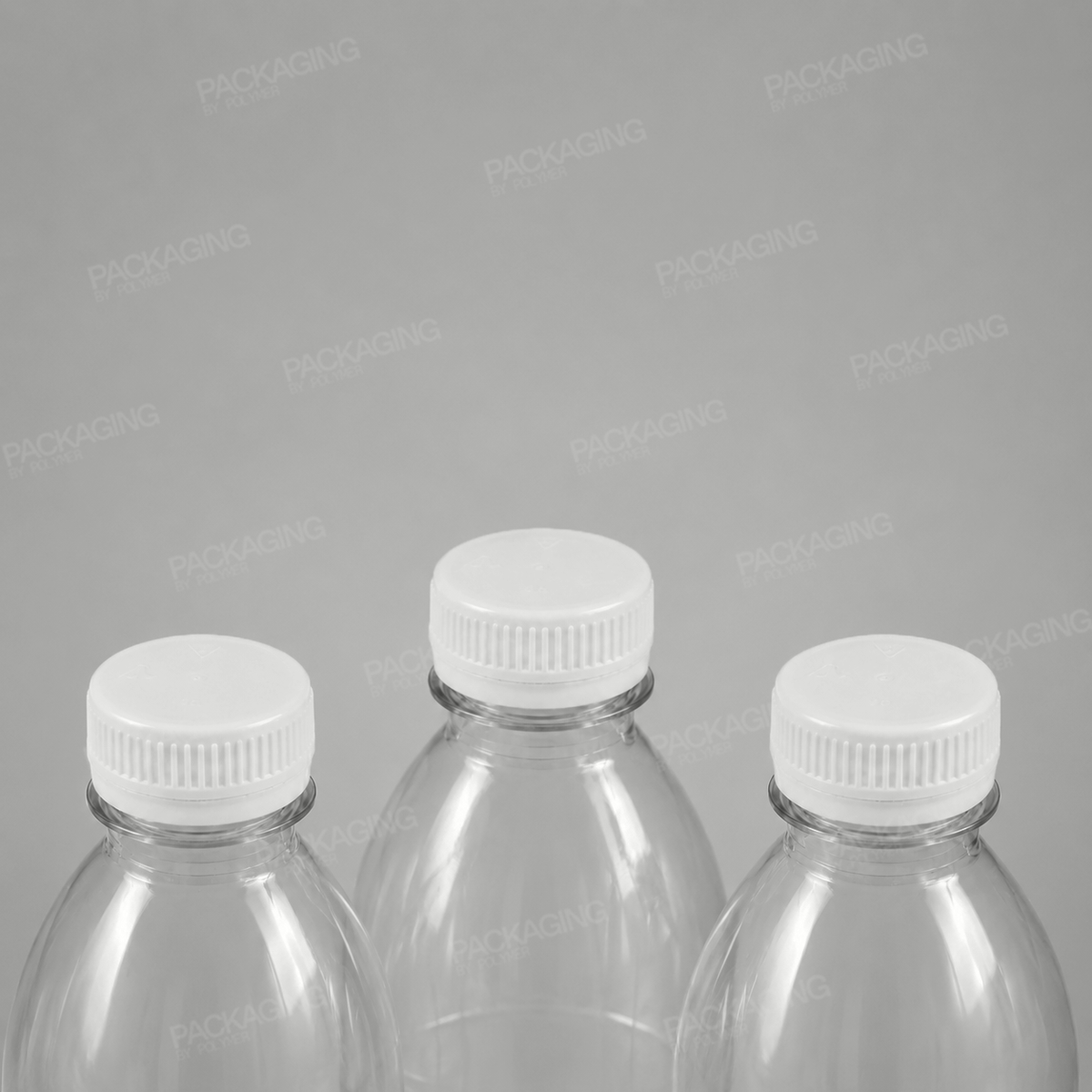 White Caps For Clear Bottles