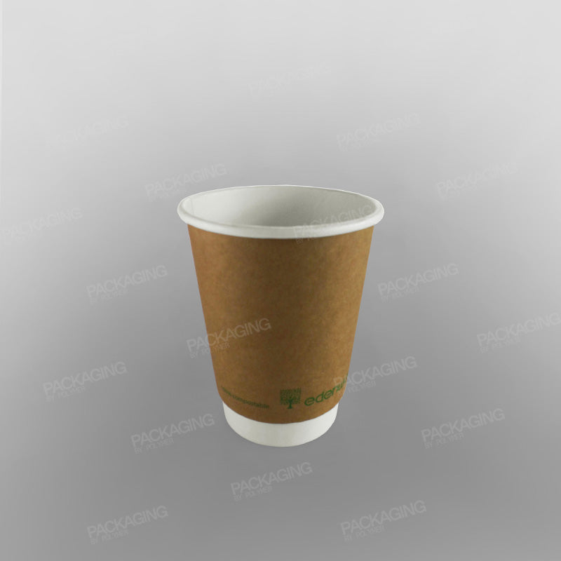 Compostable Coffee Cup Double Wall Kraft