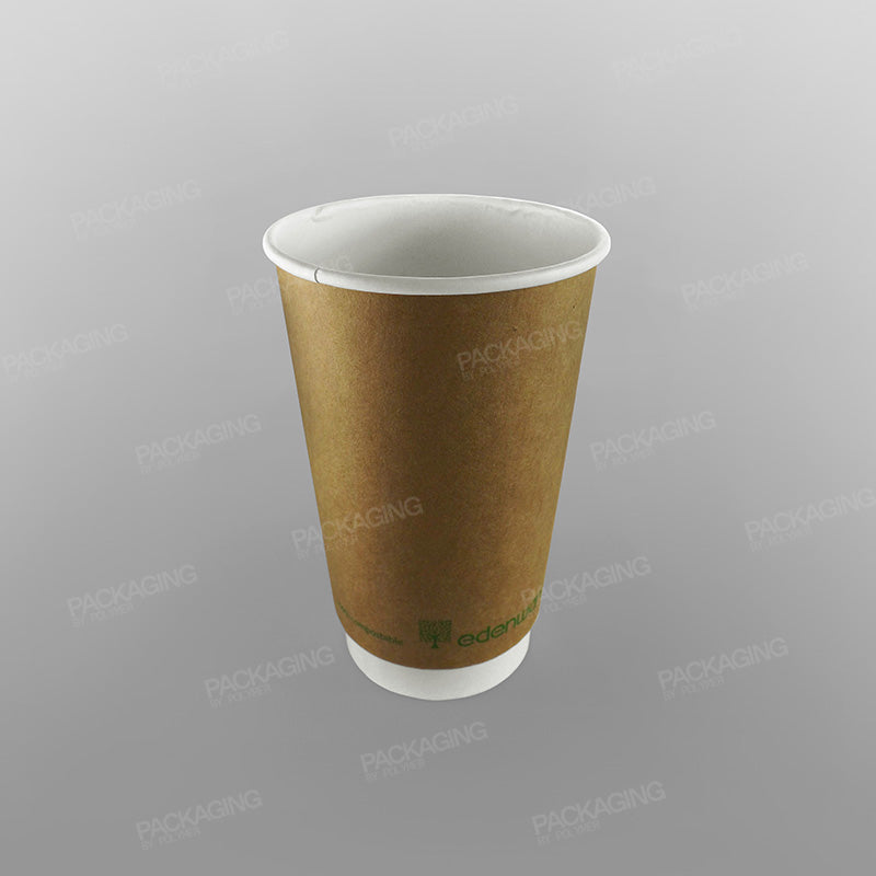 Compostable Coffee Cup Double Wall Kraft