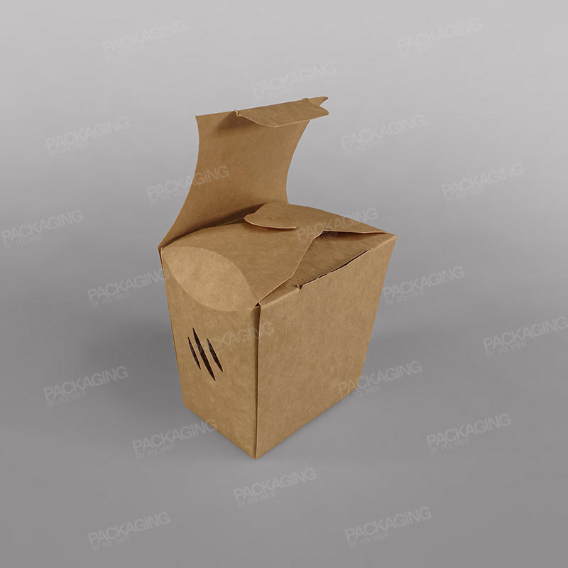 Kraft Chip Box – Sustainable & Stackable Design