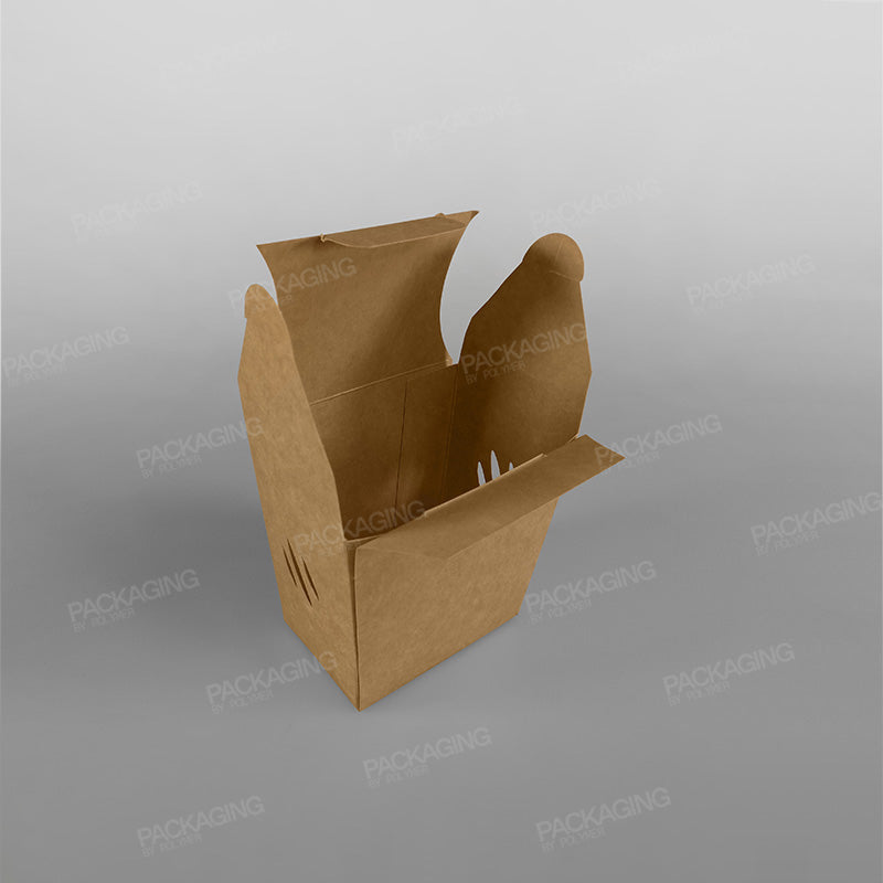 Kraft Chip Box – Sustainable & Stackable Design