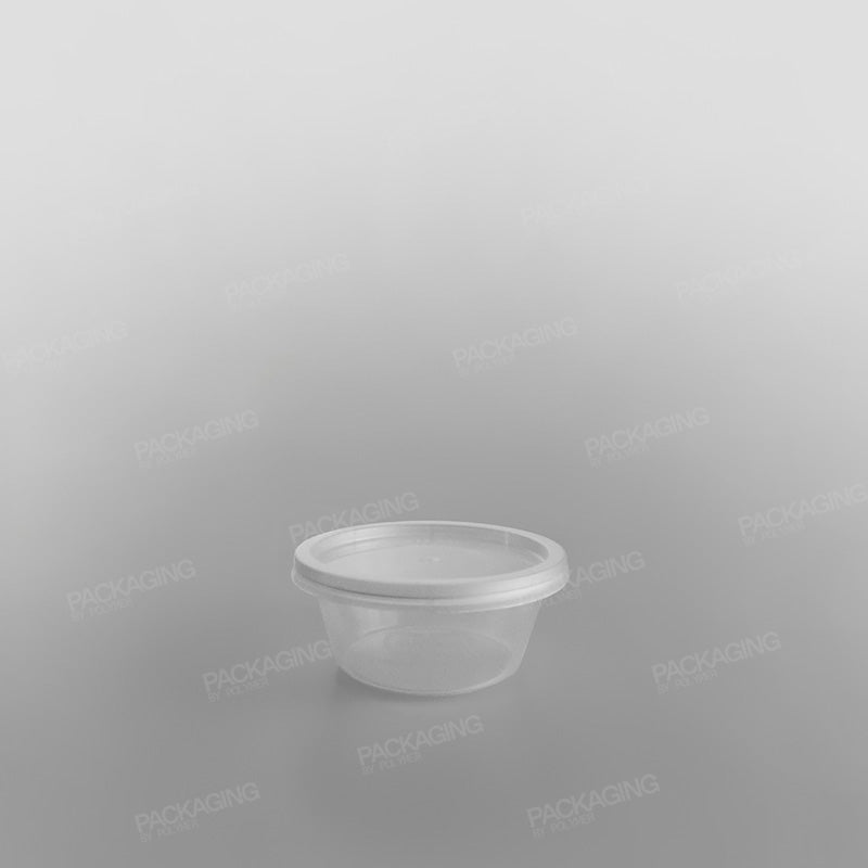 Satco Plastic Container Round & Lids