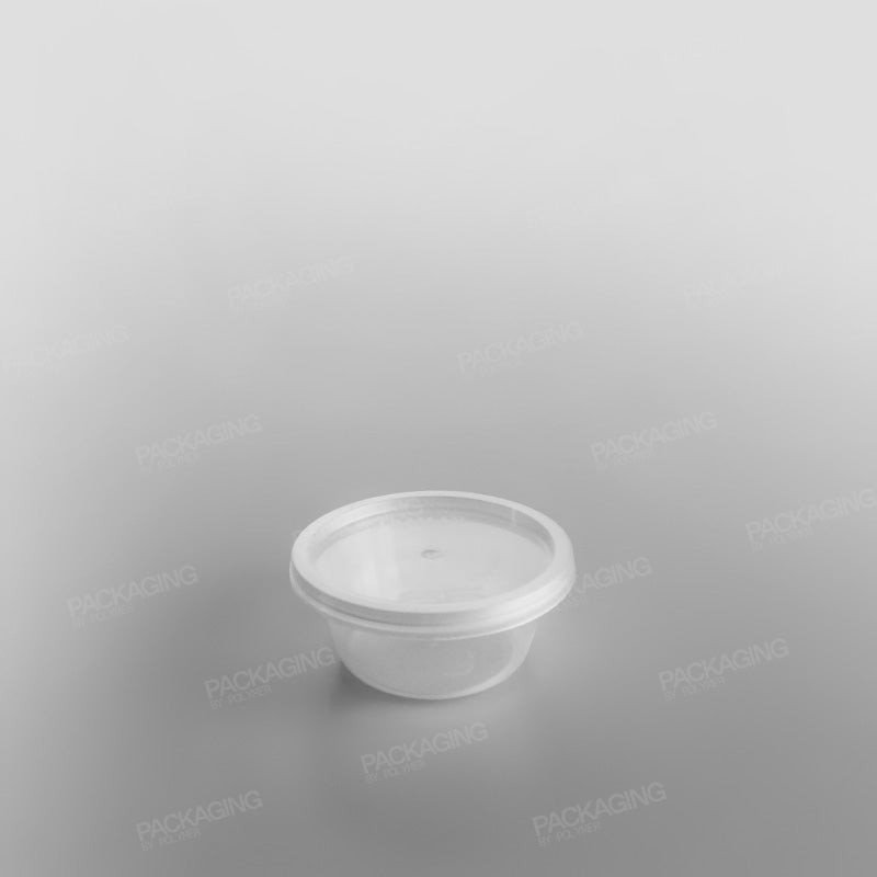 Satco Plastic Container Round & Lids