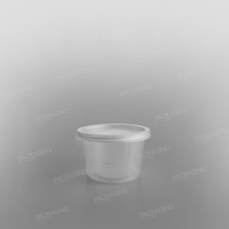 Satco Plastic Container Round & Lids