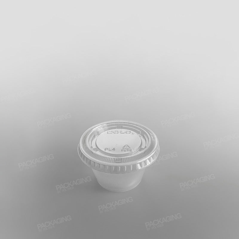 Solo Plastic Sauce Container Round