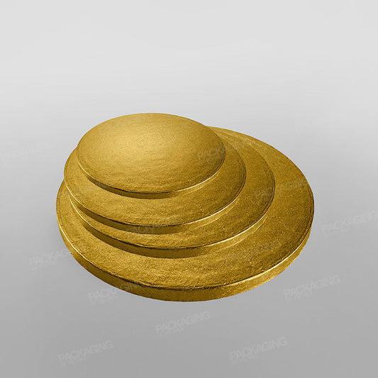 Cake Drums Round, Gold