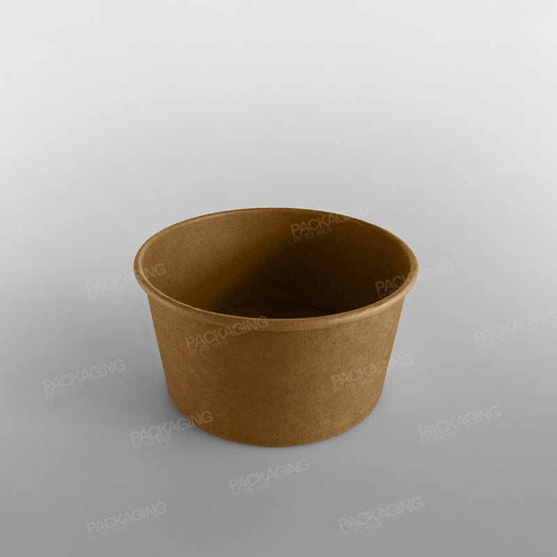 Polymer Paper Food Bowl - Kraft