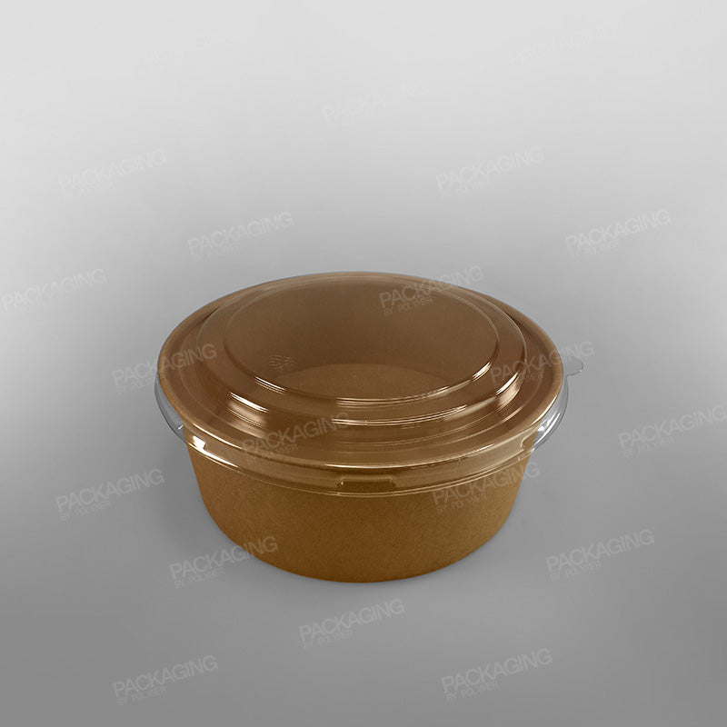 Polymer Paper Food Bowl - Kraft